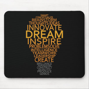 Inspirational Light Bulb custom mousepad