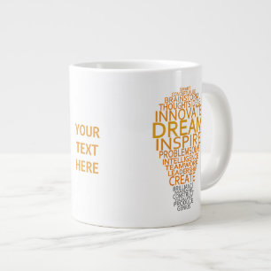 Inspirational Light Bulb custom mugs