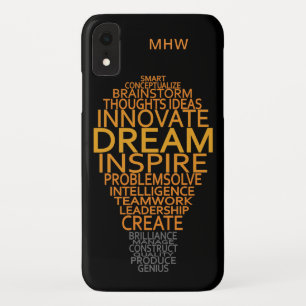 Inspirational Lightbulb custom monogram cases