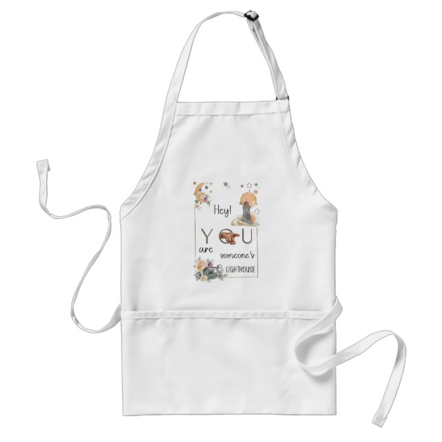 Inspirational Lighthouse Gift Positive Reminder Standard Apron (Front)
