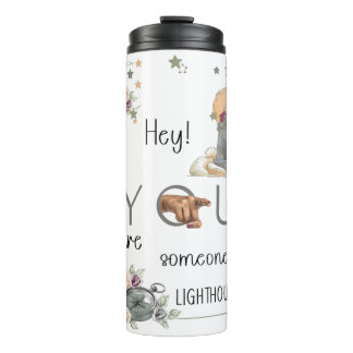 Inspirational Lighthouse Gift Positive Reminder Thermal Tumbler