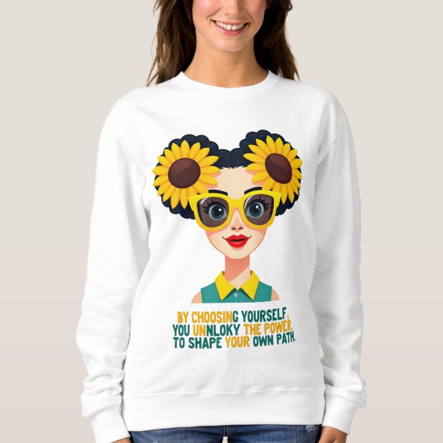 Inspirational Long-Sleeve Sweatshirt  (Front)