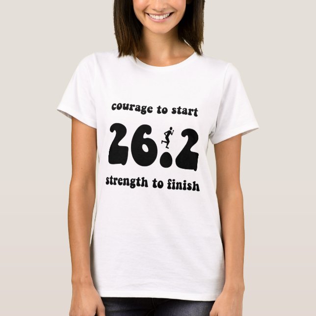 Inspirational marathon T-Shirt (Front)