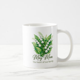 Inspirational May Birth Flower Mom Wrap Coffee Mug