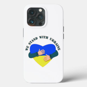 Inspirational message We stand with Ukraine iPhone 13 Pro Case
