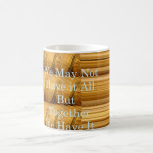 Inspirational Message with African Wildlife Design Coffee Mug