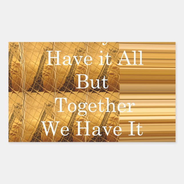 Inspirational Message with African Wildlife Design Sticker (Front)