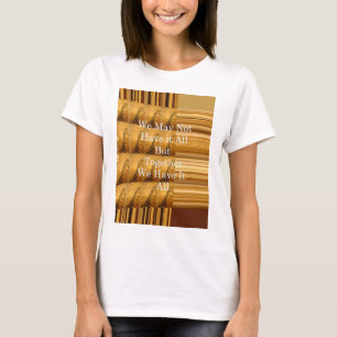 Inspirational Message with African Wildlife Design T-Shirt