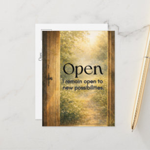 Inspirational Mindset Art Postcard