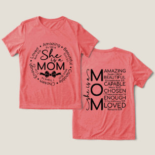 Inspirational Mom Tri-Blend Shirt