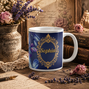 Inspirational Monogram Internally Validated Boss  Large Coffee Mug
