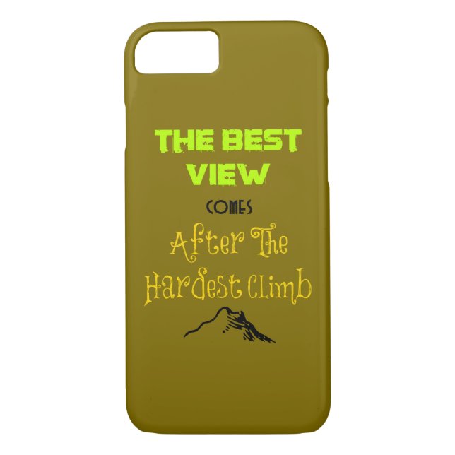 Inspirational Motivating Quote Typography Case-Mate iPhone Case (Back)