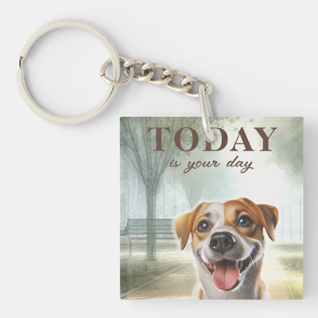 Inspirational Motivation Keychain (Front)