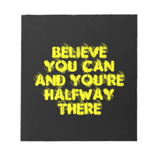 Inspirational Motivation Positive Success Quotes Notepad