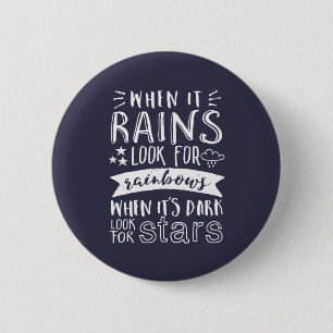 Inspirational Motivation Quote Think Positive 2 Inch Round Button