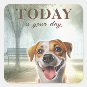 Inspirational Motivation Square Sticker