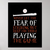 Inspirational Motivational Baseball Sport Quote
