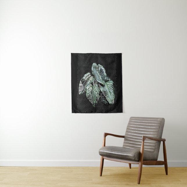 Inspirational Motivational bilingual LIFE quotes Tapestry (In Situ)