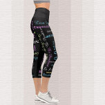Inspirational Motivational CHOOSE COLOR Capri<br><div class="desc">CHOOSE YOUR BACKGROUND COLOR Inspirational and motivational fashion/yoga capri leggings! Printed edge to edge, with sayings you can personalize in grey and pastel yellow, blue, green, and purple. Sayings include "Enjoy Life", "believe", "Relax", "Be Happy", "reflect", "Persevere", and more - and you can easily personalize them! All Rights Reserved ©...</div>