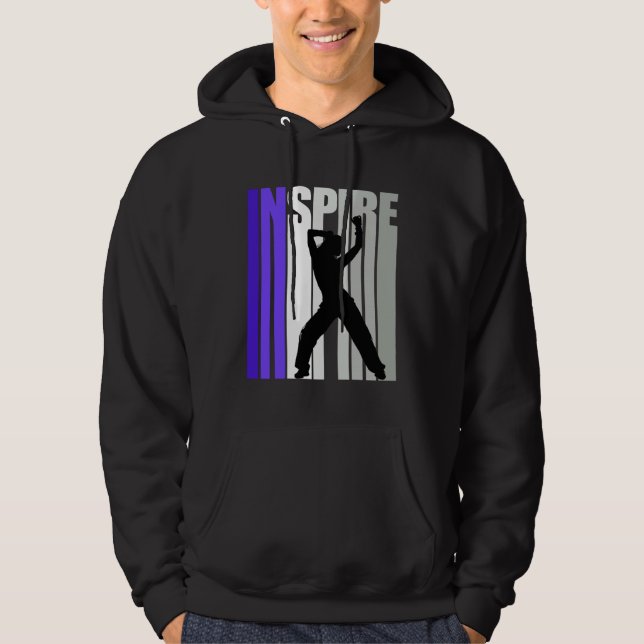 Inspirational Motivational Dance Instructor Teache Hoodie (Front)