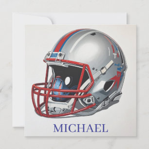 Inspirational Motivational Football Helmet Name