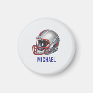 Inspirational Motivational Football Helmet Name Magnet