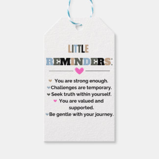 Inspirational Motivational Gifts Little Reminders Gift Tags