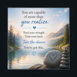 Inspirational Motivational  Magnet<br><div class="desc">Inspirational and motivational design to inspire and motivate you.  Great gift for friends,  family,  office and more.  Surround yourself with positivity.</div>