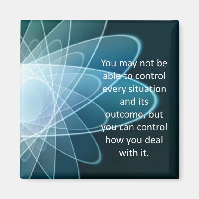 Inspirational & Motivational Quote Affirmation Magnet (Front)