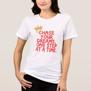 Inspirational Motivational Quotes Design Tri-Blend Shirt