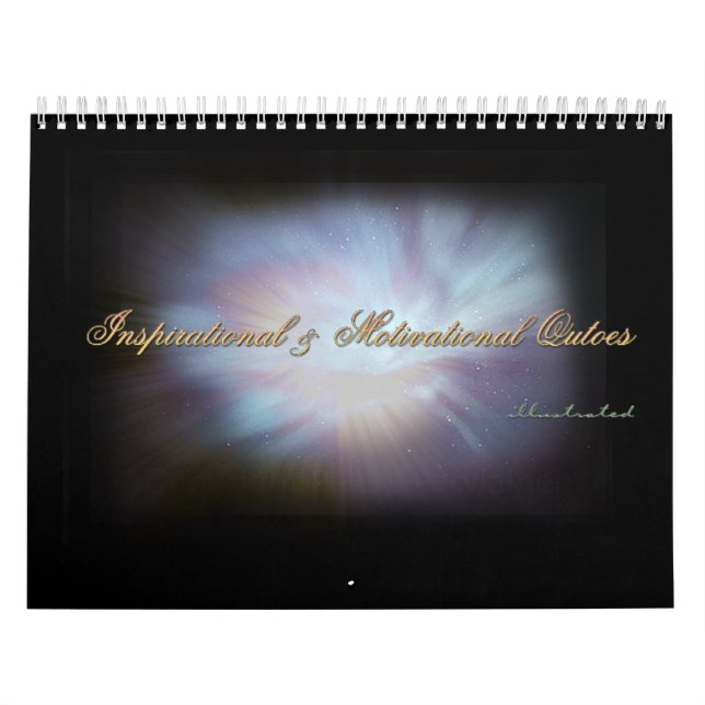 Inspirational & Motivational Quotes Illustrated  Calendar (Cover)