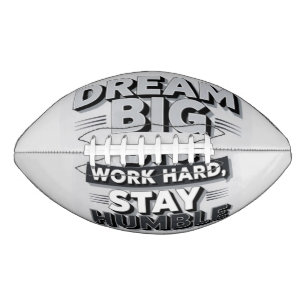 Inspirational & Motivational Typography Quote Art Football