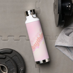 Inspirational Motto: Girls Can Do Anything Water Bottle