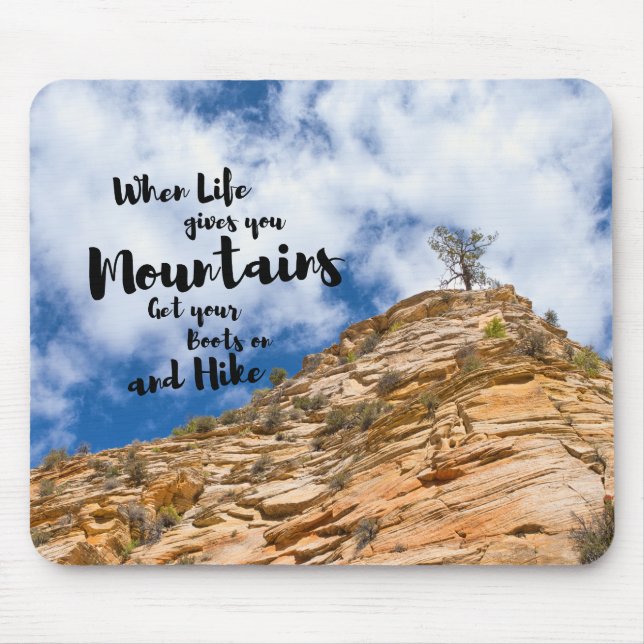 Inspirational  mouse pad (Front)