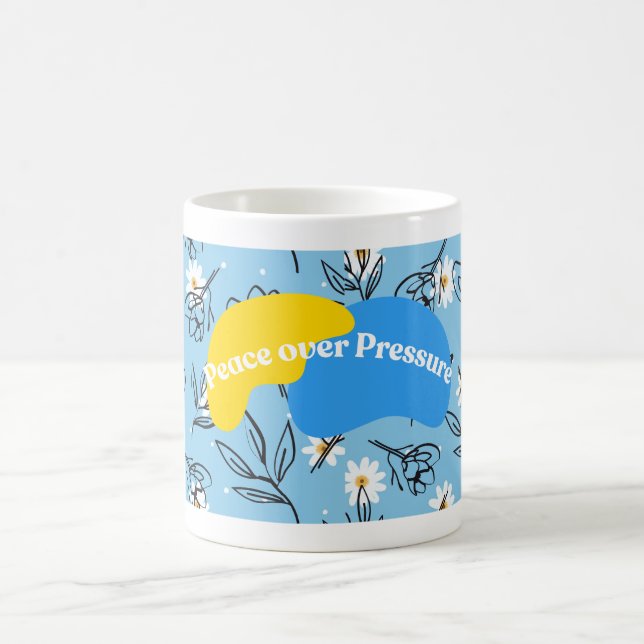 Inspirational mug design flower design (Centre)