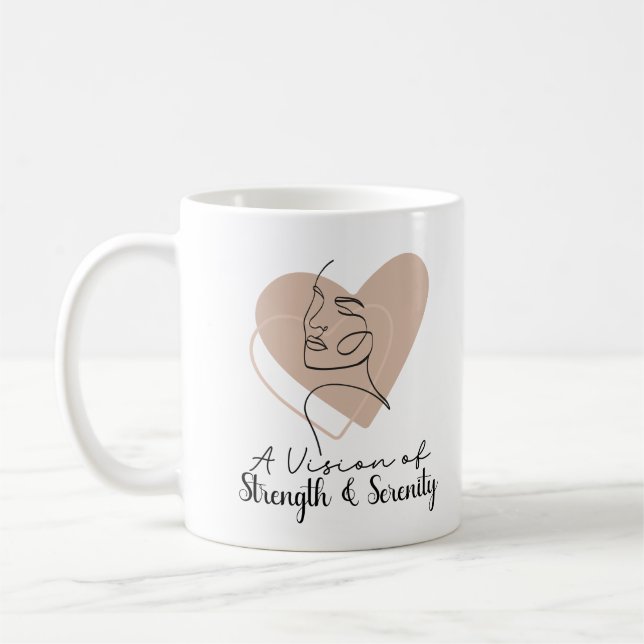 Inspirational mug, gift for coffee lovers,         coffee mug (Left)