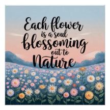 Inspirational Nature Quote  Artwork