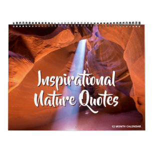 Inspirational Nature Quotes Calendar