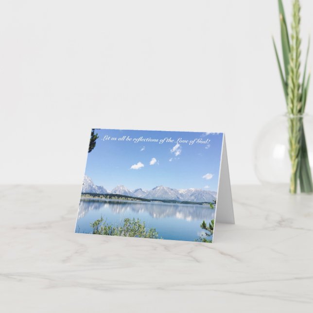 Inspirational Notecard with Landscape (Front)