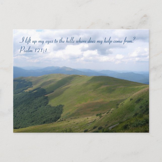 Inspirational Photo with Quote | Christian Gifts Postcard (Front)