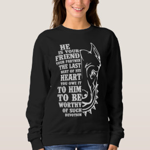 Inspirational Pitbull Dog Devotion   Dogs Sweatshirt