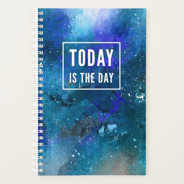 Inspirational Planner : Aujourd'hui est le jour (Devant)