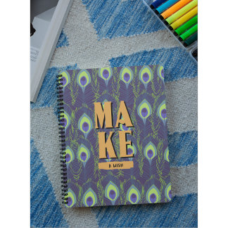 Inspirational Planners & Notebooks exotic Peacock