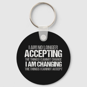 Inspirational Political Activist Change Quote Keychain