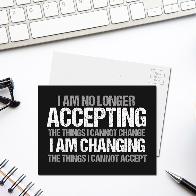 Inspirational Political Activist Change Quote Postcard (Creator Uploaded)