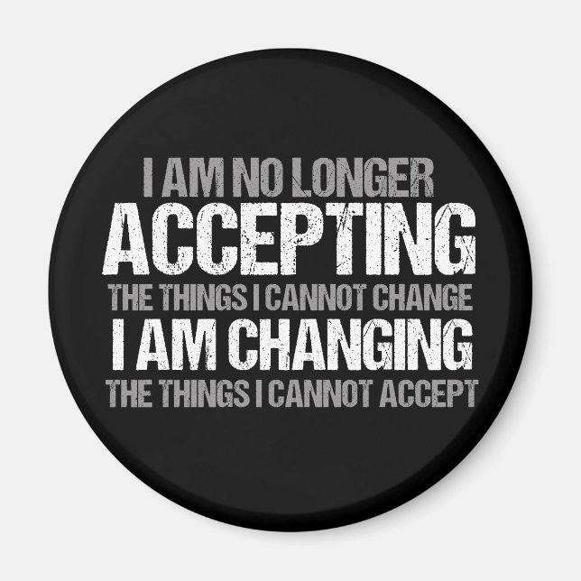 Inspirational Political Activist Quote on Change Magnet (Front)