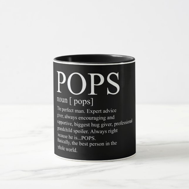Inspirational Pops Definition Mug (Center)