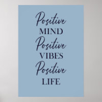 Inspirational Positive Affirmation Wall Art Motiv