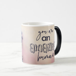 Inspirational/Positive Floral Quote Wrap Magic Mug