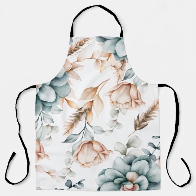 Inspirational Positive Quote Modern Typography Pos Apron (Front)